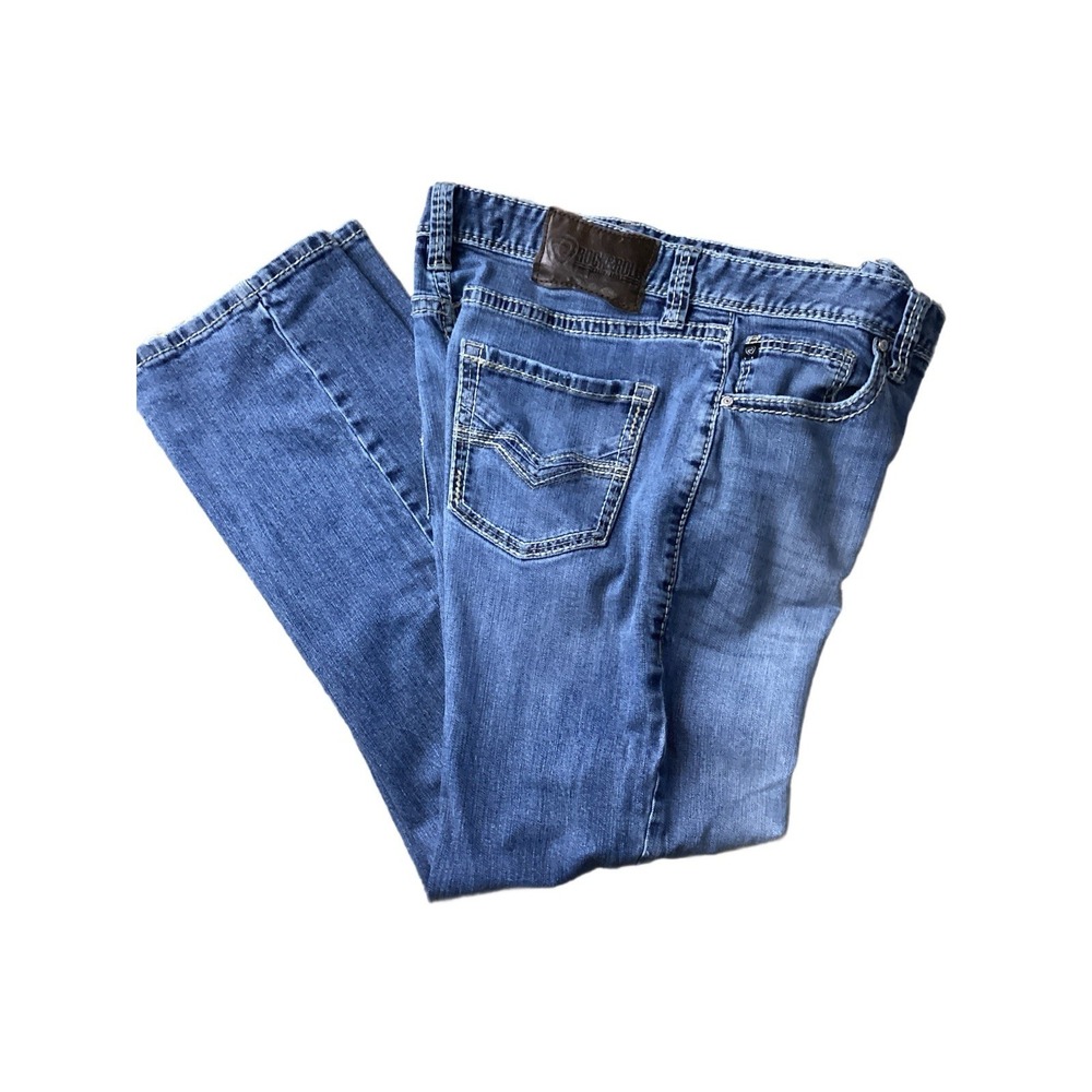 Rock and Roll Cowboy Jeans Mens 36x32 (36x31) Double Barrel Relaxed Straight Leg